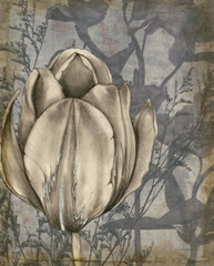 Embellished Tulip and Wildflowers II