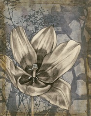 Embellished Tulip and Wildflowers IV