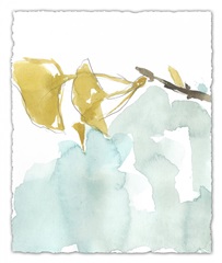 Ginkgo on Dusty Teal I