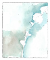 Ginkgo on Dusty Teal VII