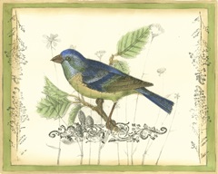 Bird and Wildflowers I