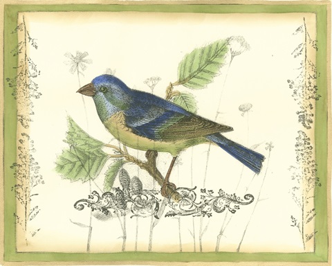 Bird and Wildflowers I