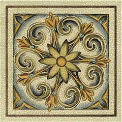 Crackled Cloisonne Tile II