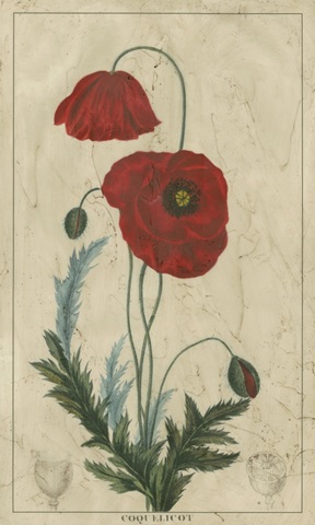 Embellished Crimson Bloom II