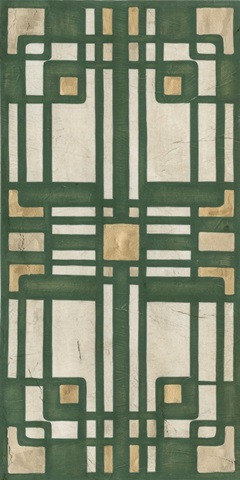 Embellished Emerald Deco Panel II