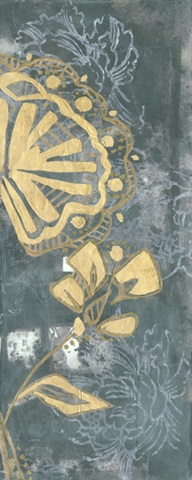 Embellished Gilded Fleur II