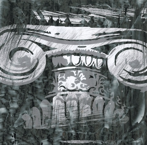 Embellished Graphic Columns II