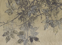 Embellished Grey Leaves II