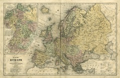 Embellished Map of Europe