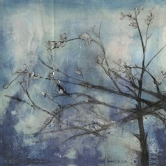 Embellished Moonlit Branches II