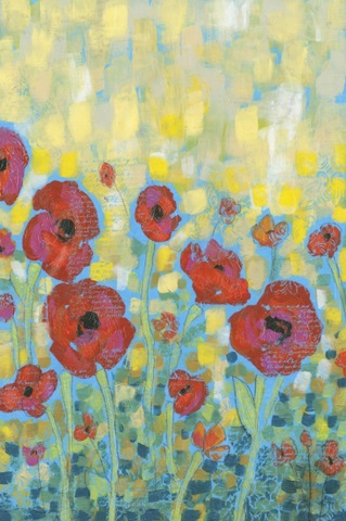 Embellished Poppy Impressions I