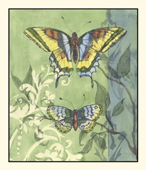 Embellished Vibrant Butterflies II