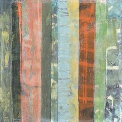 Embellished Vibrant Stripes I