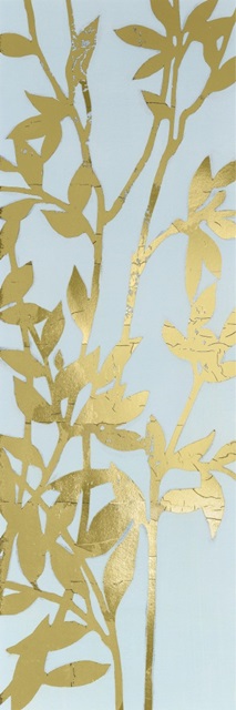 Gilded Eucalyptus on Blue II