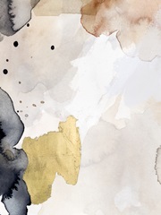 Indigo Blush and Gold III