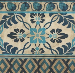 Indigo Frieze I