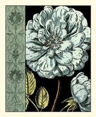 Nouveau Floral in Blue III