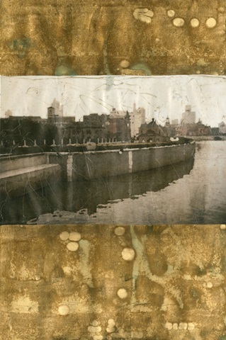 Oxidized Gold Cityscape II