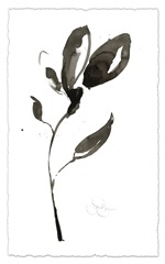 Solitary Sumi-e  I