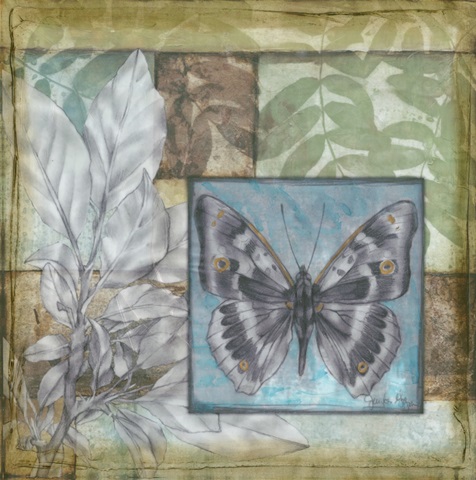 Stained Glass Butterfly I