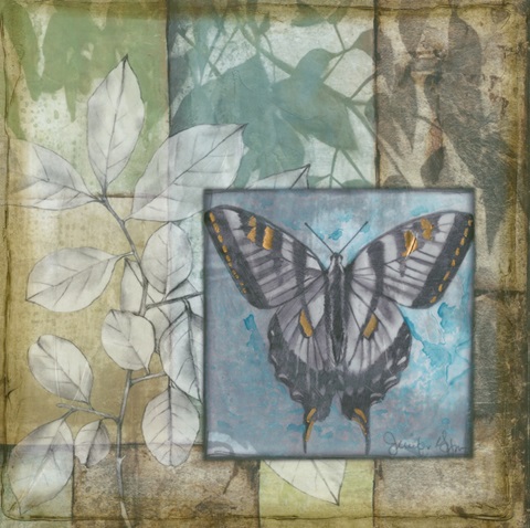 Stained Glass Butterfly III