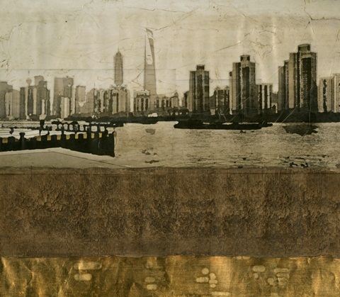 Texture Embellished Cityscape II