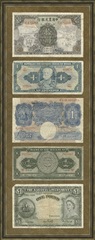 Crackled Foreign Currency Panel II