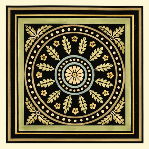 Crackled Motif on Black II