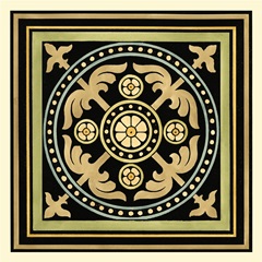 Crackled Motif on Black IV