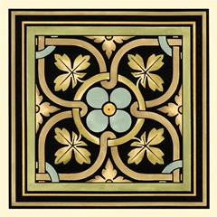 Crackled Motif on Black V