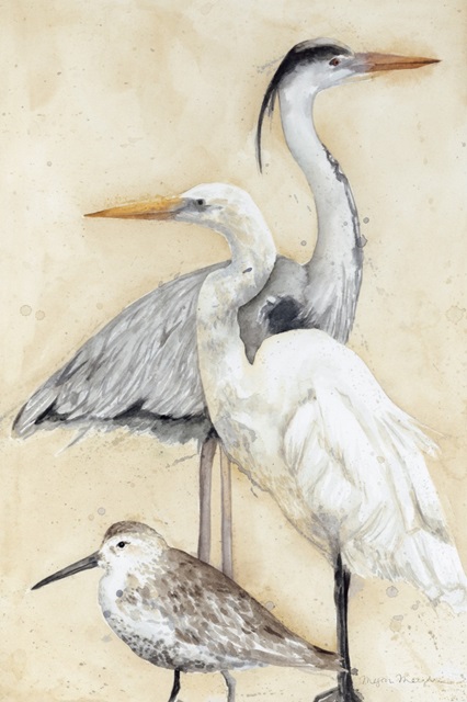 Watercolor Waterbirds I