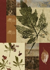 Leaf Print Collage III