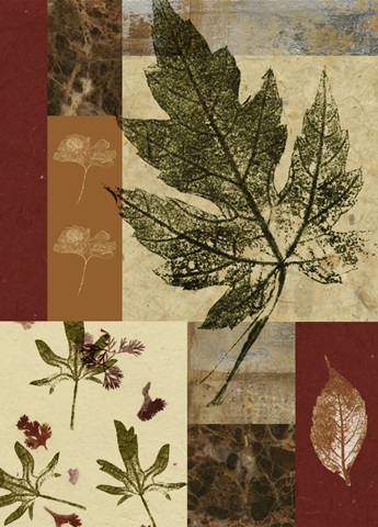 Leaf Print Collage III