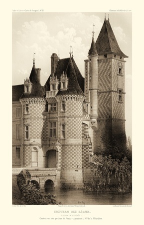 Small Sepia Chateaux VII