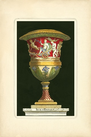 Small Vase with Chariot