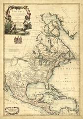 Antique Map of America III