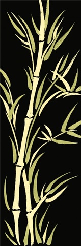 Asian Bamboo Panel I
