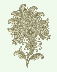 Celadon Floral Motif III