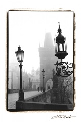 Charles Bridge in Morning Fog I