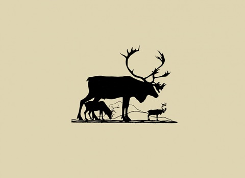 Elk Silhouette I