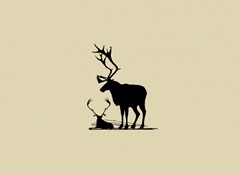Elk Silhouette VI