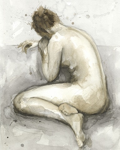 Figure in Watercolor II
