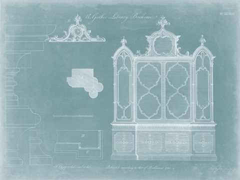 Gothic Library Bookcase