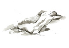 Ink Figure Study V