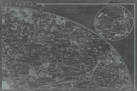 Map of Paris Grid II