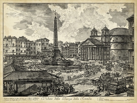 Veduta della Piazza della Rotunda