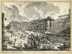 Veduta di Piazza di Spagna
