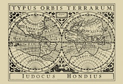 Vintage Map on Khaki I