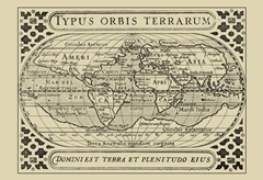 Vintage Map on Khaki II