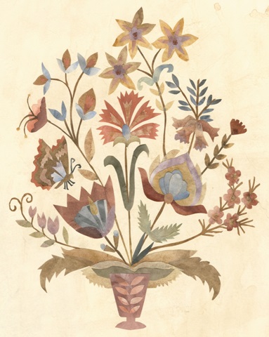 Vintage Paper Bouquet I